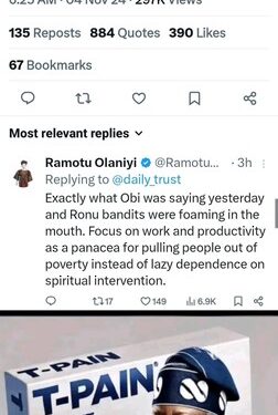 Obi Was Right — Some Nigerians Blast Remi Tinubu Over Prayer Against Hardship