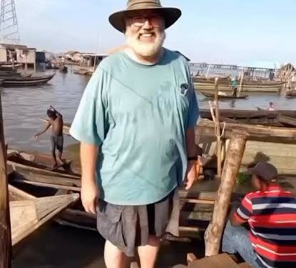 Oyinbo Man Who Lives In Makoko, Lagos, Shows How He Lives There (Video)