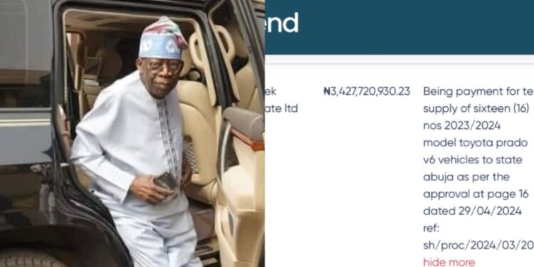 Presidency Spends ₦5.1 Billion On Purchase Of Another 26 Vehicles To State House