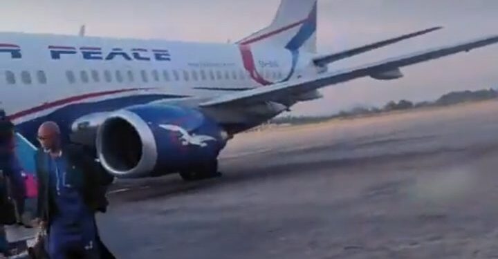Lagos-Bound Air Peace Flight Grounded After Bird Strike (Video)