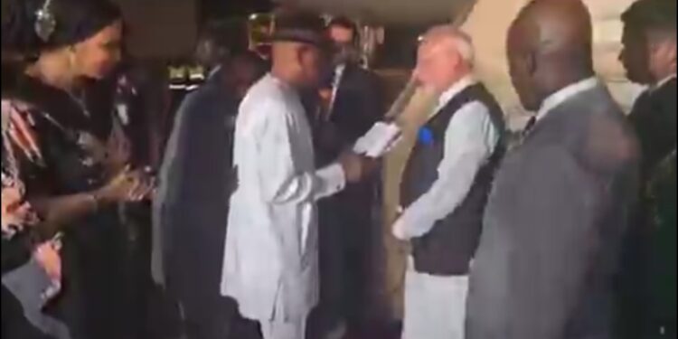 Wike Receives Indian PM Narendra Modi At Abuja Airport