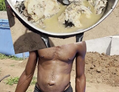 Man Catches His Staff Stealing Fish To Make Pepper Soup (Photos, Video)