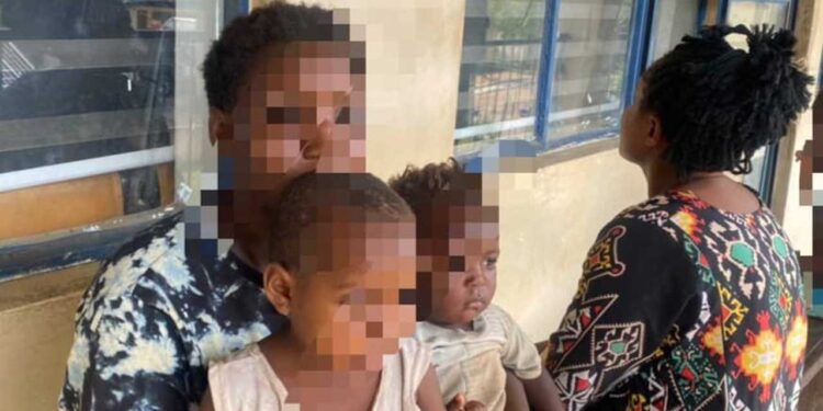 Police Arrest Notorious Child Trafficker, Rescue Three Stolen Children In Imo (Photo)