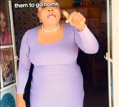 Lady Bans Employees After They Called Her A Barren Woman (Photos, Video)