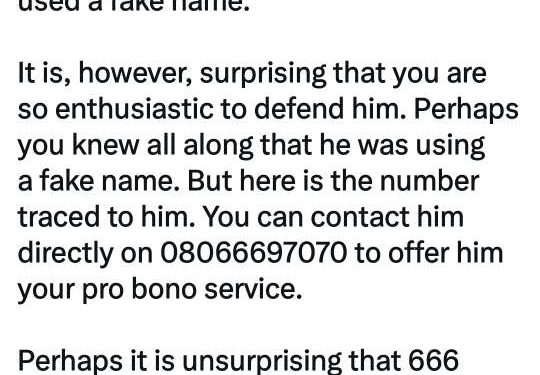Reno Omokri Reveals Identity Of Man Who Threatened His Wife And Kids