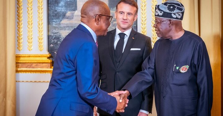 Wike In France, Meets President Macron