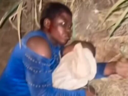 Woman Badly Beaten By Her Husband & Kicked Out With Their Baby, Rescued (Video)