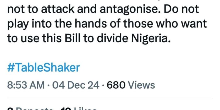 Some People Want To Use Tinubu’s Tax Bills To Divide Nigeria – Reno Omokri