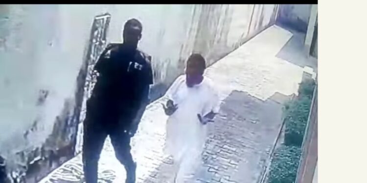 CCTV Shows The Moment Dele Farotimi Was Arrested (Video)