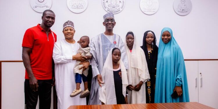 NSA Reunites Kidnapped Kaduna Children With Family (Photos)