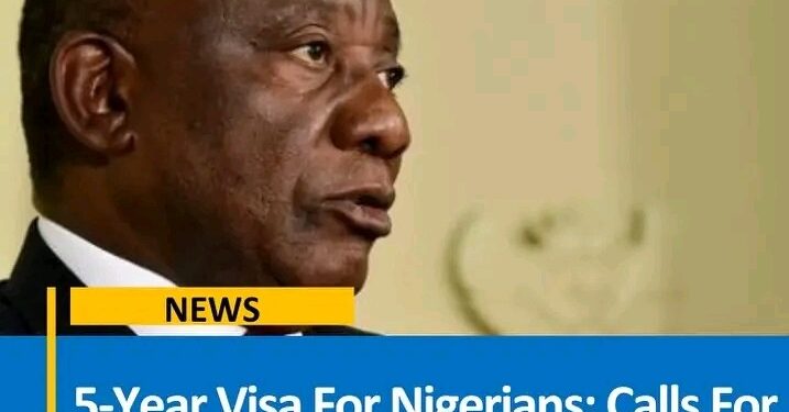 South Africans Call For Ramaphosa’s Resignation Over 5-Year Visa For Nigerians