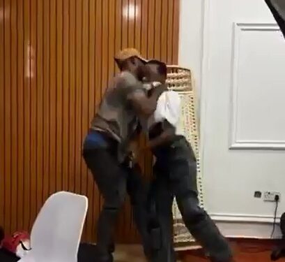 Man And Girlfriend Fight Over Phone, Turn Studio Into ‘Wrestling Ring’ (Video)