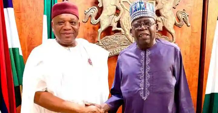 President Tinubu Receives Senator Orji Uzor Kalu At The Presidential Villa