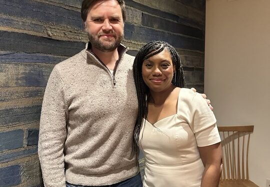 US Vice President-Elect Meets With The UK Conservative Leader, Kemi Badenoch