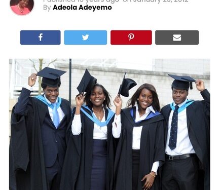 Ogunsanya Quadruplets Graduated From Same UK University Same Day (Throwback)