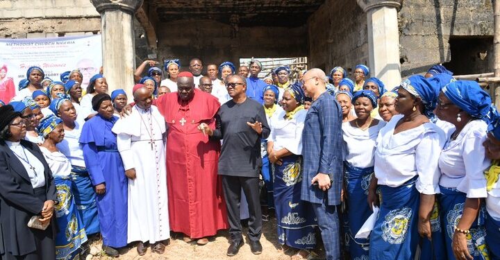 Obi Visits Madonna College Of Health Technology, Olokoro, Donates ₦10 Million (Photo)