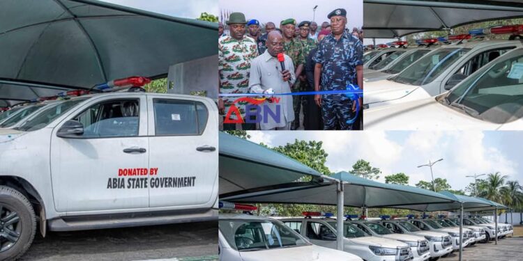 Abia Will Not Be Safe Haven For Criminals – Otti As He Donates 20 Security Vans