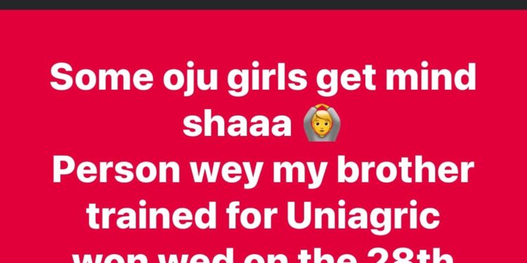 ‘Lady Trained By My Brother Set To Marry Someone Else’ – Lady Cries Out