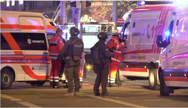 Saudi Man Arrested After Deadly Car Attack On German Christmas Market (Photos)