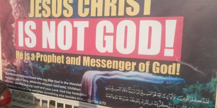 Why We Displayed ‘Jesus Christ Is Not God’ Banner At Lekki Mosque – Imam