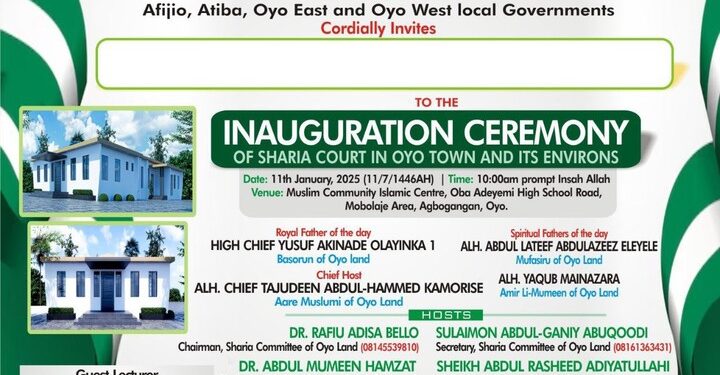 Oyo State Sharia Court Inauguration Suspended
