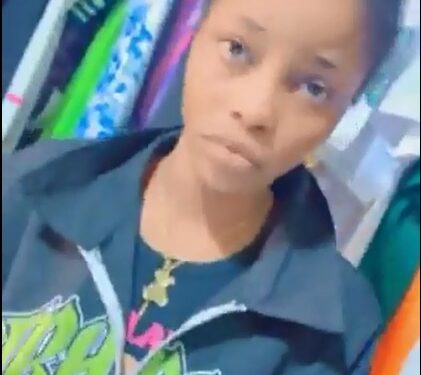 Young Lady Accused Of Stealing Footwear On Christmas Day (Photos)