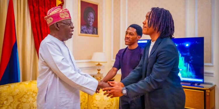 FCT Minister, Nyesom Wike, Family Pay Christmas Visit To President Tinubu