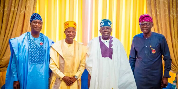 Governors Sanwo-Olu And Abiodun Visit President Tinubu (Photos)