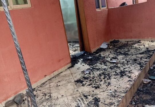 Fire Razes House In Ebonyi State, Destroys Property Worth Millions Of Naira (Photos)