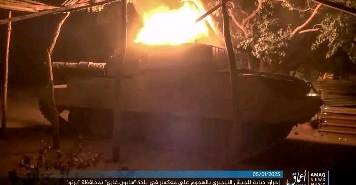 ISWAP Releases Photos Of Attack On Nigerian Army Base In Borno