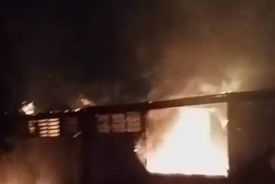 Fire Guts Ogoja High Court In Cross River (Video)