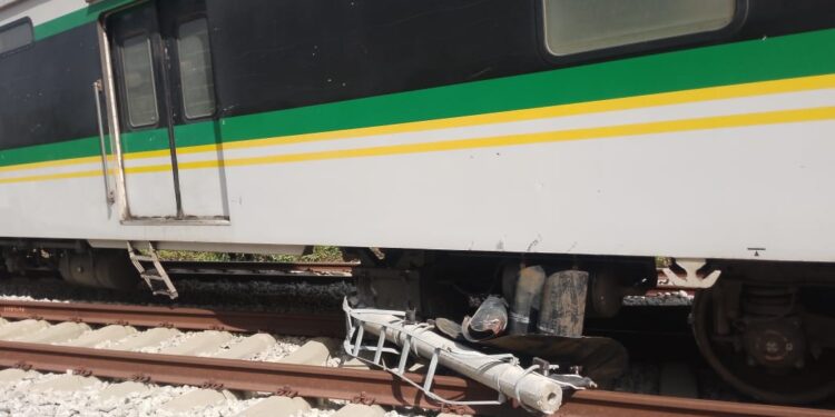 Man With Ear Piece Crushed To Death By Train In Lagos