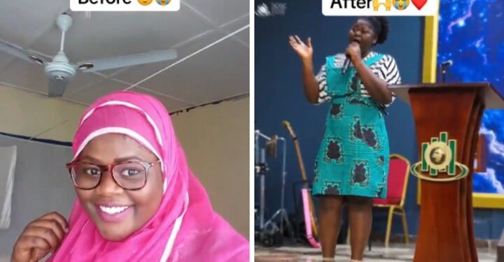 Lady Shares Her Transformation After Converting To Christianity (Photos)
