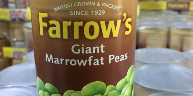 Beware Of Counterfeit Farrow’s Giant Marrow Peas In The Market