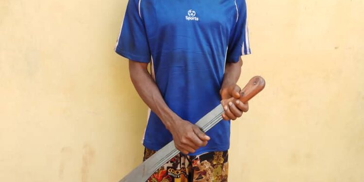 Man Who Chopped Off Wife’s Hand Arrested In Enugu (Photo)