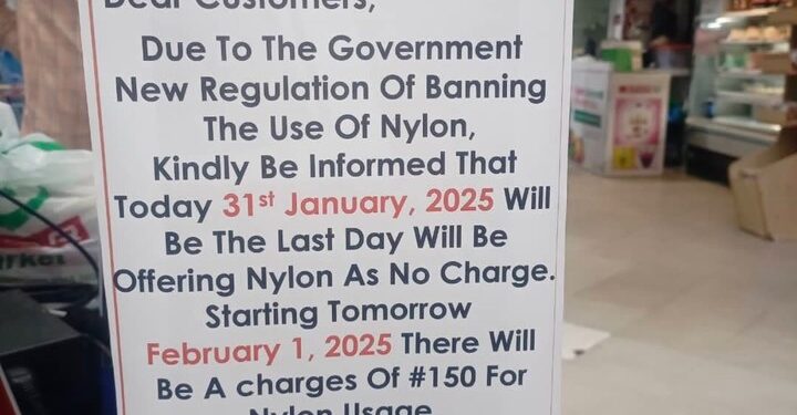 Spar To Charge ₦150 For Nylon Bags Due To “Ban”
