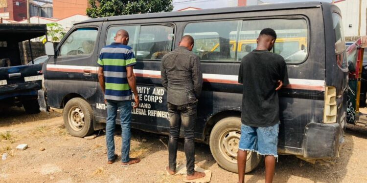 NSCDC Arrests Three With Stolen Petroleum Products In Abia