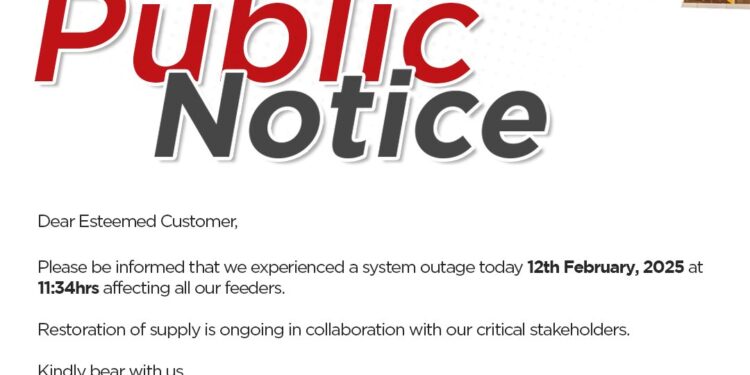 Partial Grid Collapse In Some Parts Of The Country