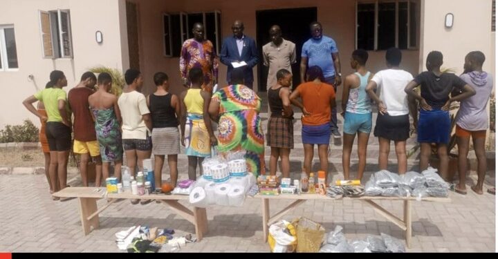 Amotekun Rescues 16 Sex Trafficking Victims In Ogun Brothel Raid (Photo)