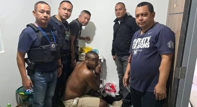 Nigerian Man Arrested In Thailand For Selling Cocaine To Tourists (Photos)