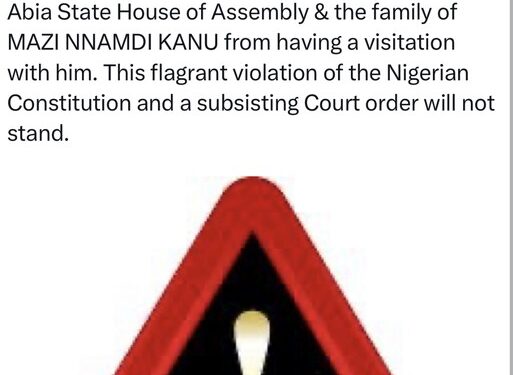 DSS Denies Legal Team And Family Access To Mazi Nnamdi Kanu – Lawyer Ejimakor
