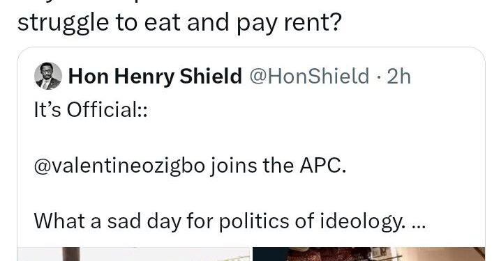 David Hundeyin Reacts To Valentine Ozigbo Joining APC