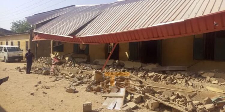 One Dead, Other Students Injured As Classroom Block Collapses In Yobe