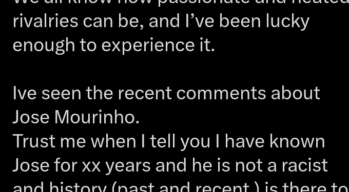 How Can My “Dad” Be A Racist? – Drogba Reacts To Mourinho’s “Racists” Comments