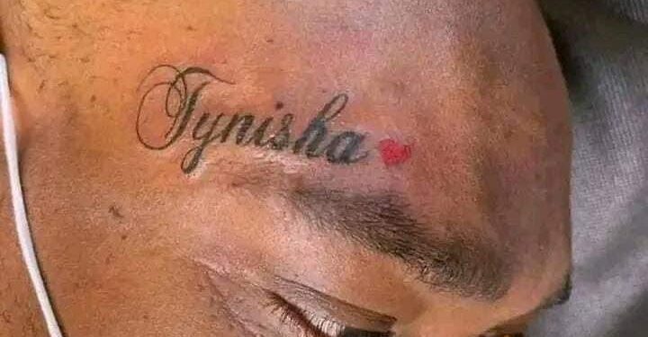 Man Covers Tattoo Of Ex’s Name With Gun After Breakup (Photos)