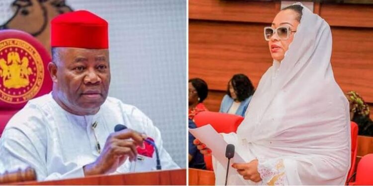 Let Your Husband Defend Himself, Natasha Advises Senate President’s Wife