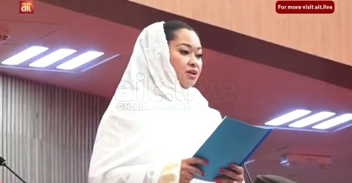 Abuse Of Office: Natasha Akpoti Formally Petitions Akpabio During Senate Sitting