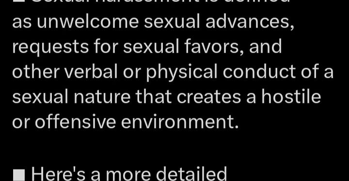 The Facts That Constitute Sexual Harassment – Lauretta Onochie