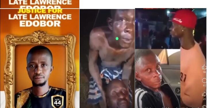 Man Caught With Fresh Human Head In Benin, Edo (Viewers Discretion Advised)