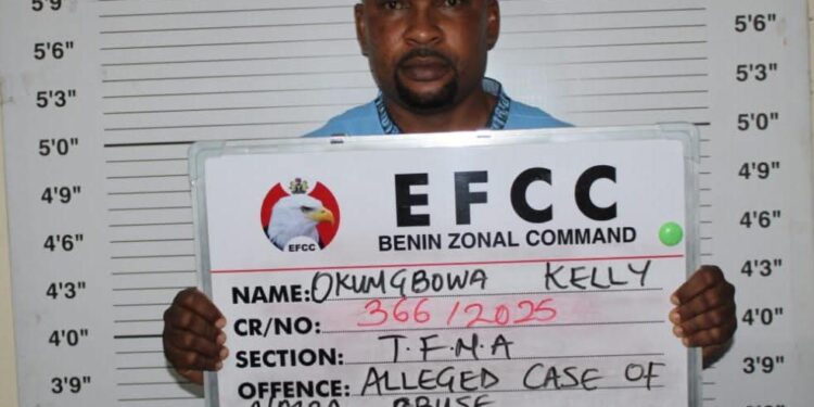 Naira Abuse: EFCC Arrests Suspended Okpebholo’s Aide, Okungbowa In Edo